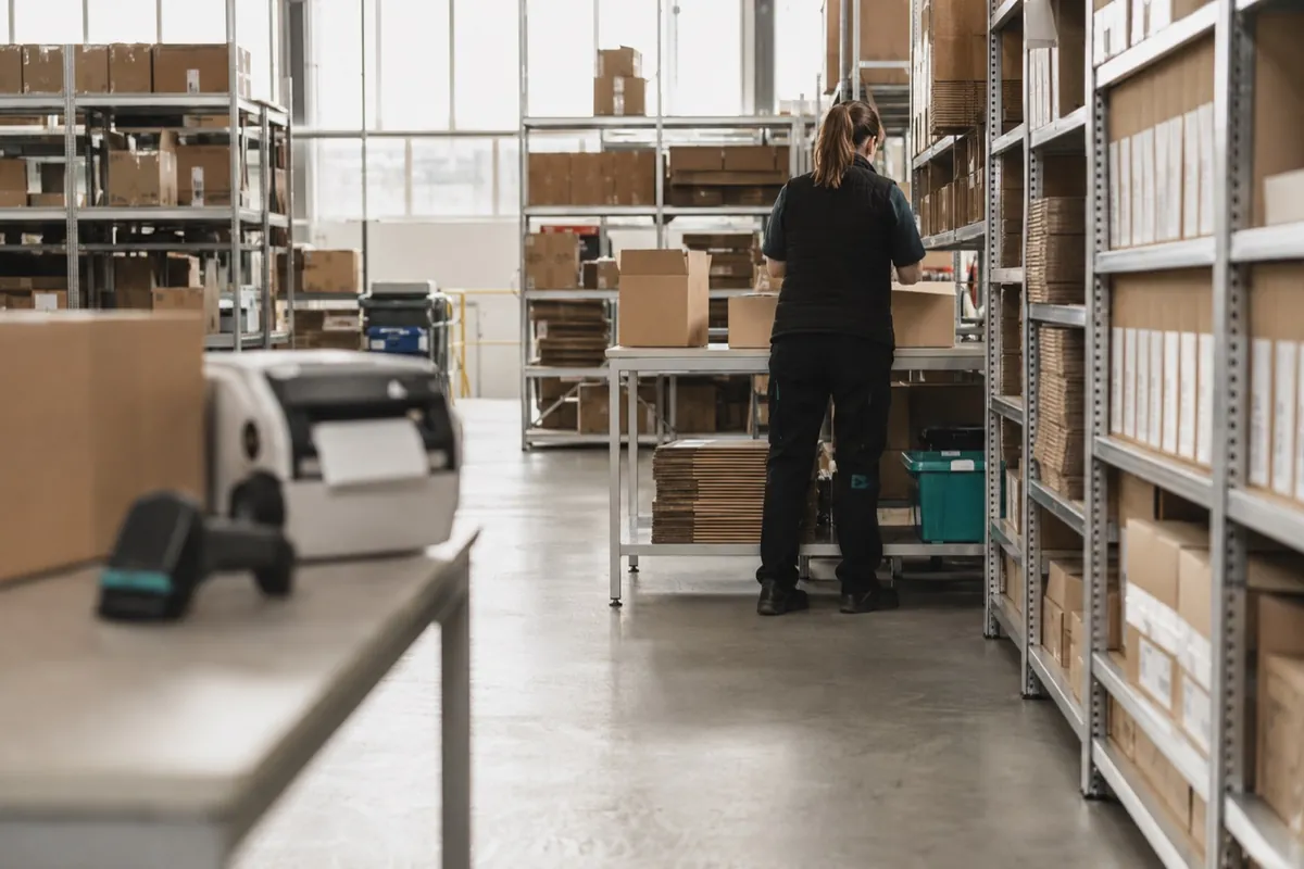 Packstation im eigenen Fulfillment-Lager